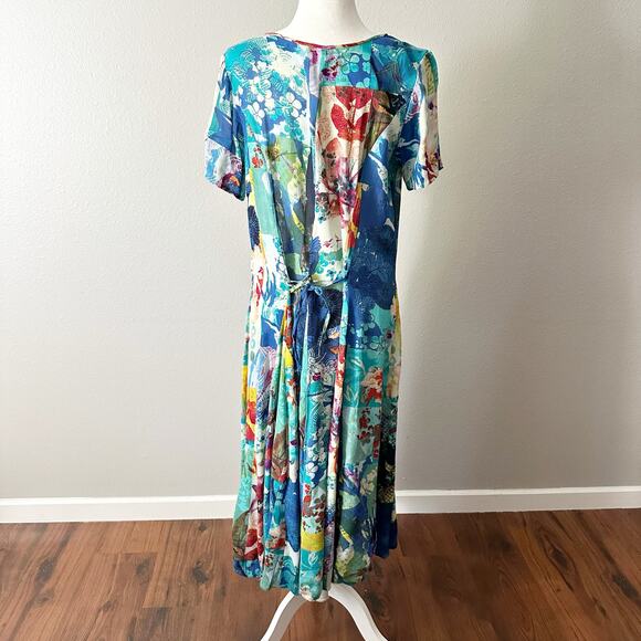 Orientique Naturally Australian Vintage Patchwork Maxi Dress Women's Size XS - Picture 5 of 11
